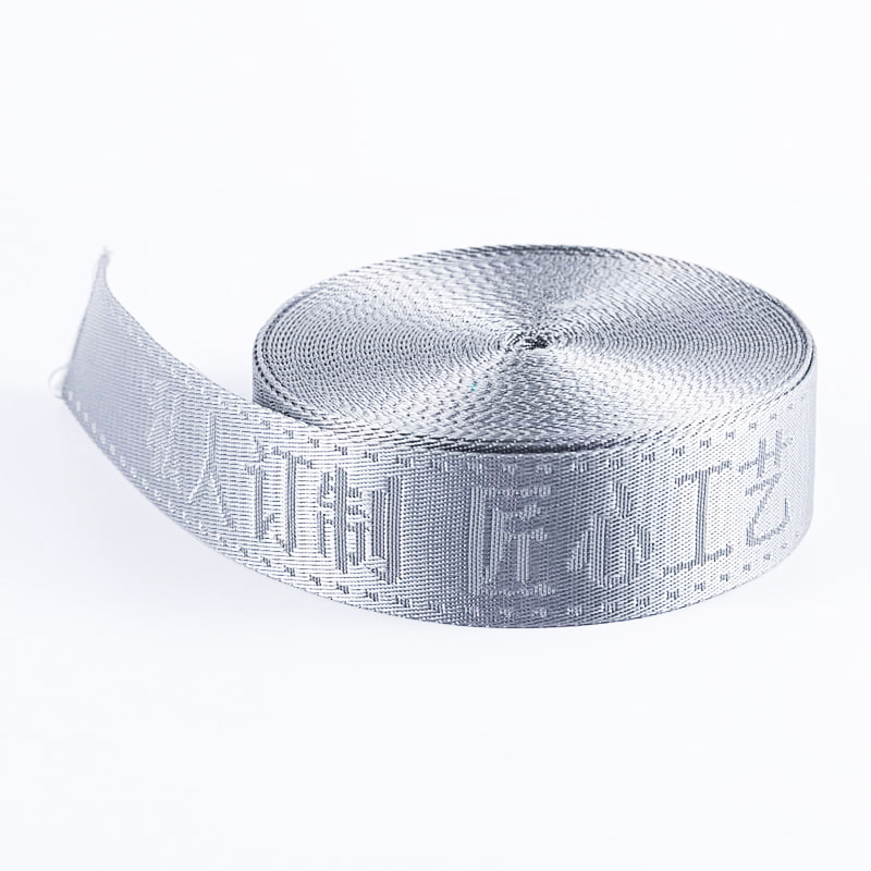 4,2 cm imitert nylon jacquardvev for klær, sko, luer, tilbehør