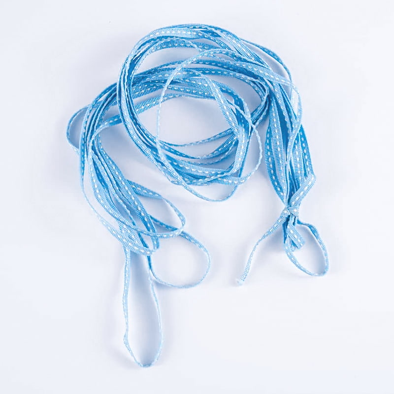 0,5 cm Polyester Dotted Flower Emballasje Webbing